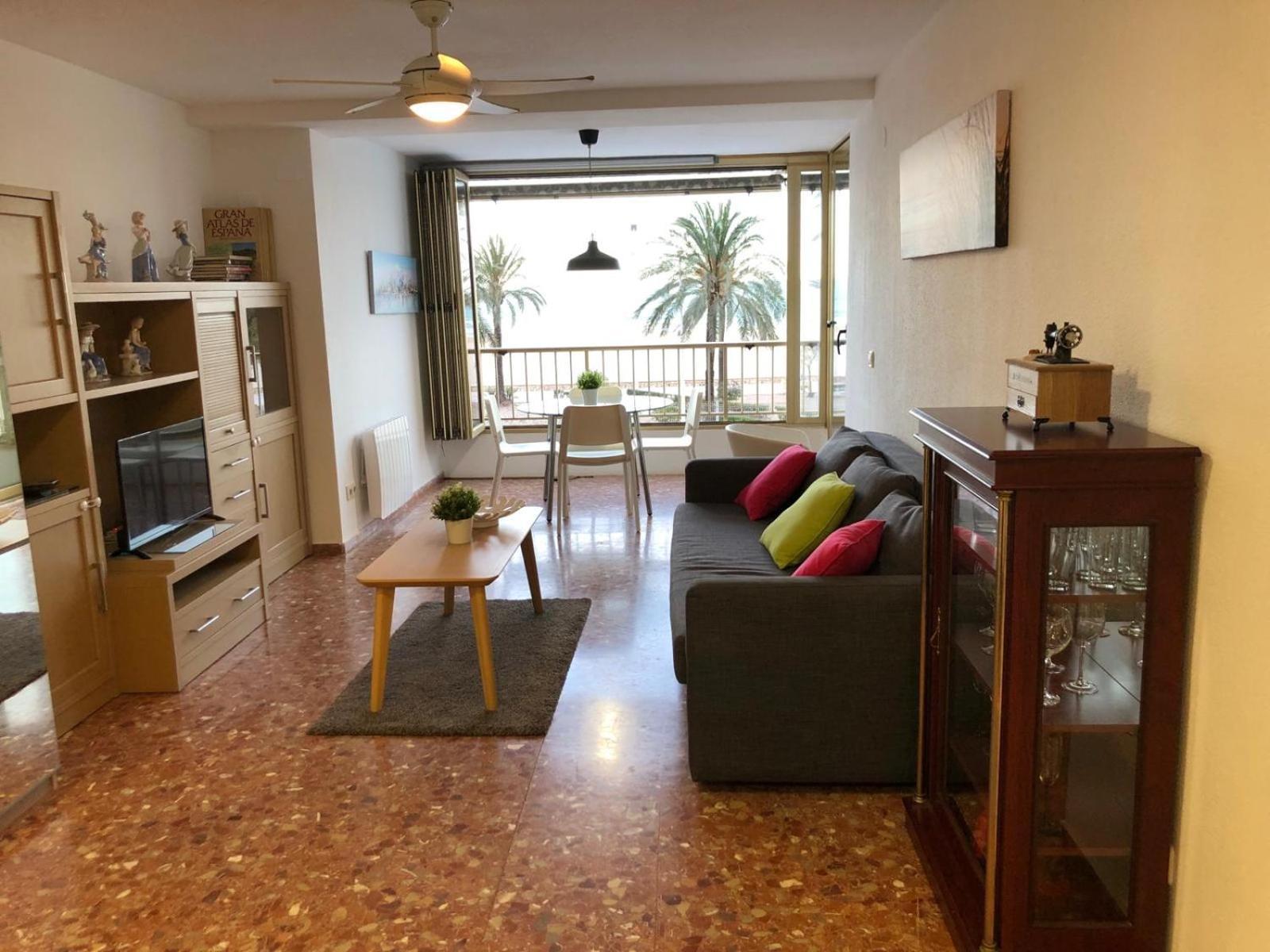 Apartamento Arensol En Primera Linea De Playa Cullera Bagian luar foto